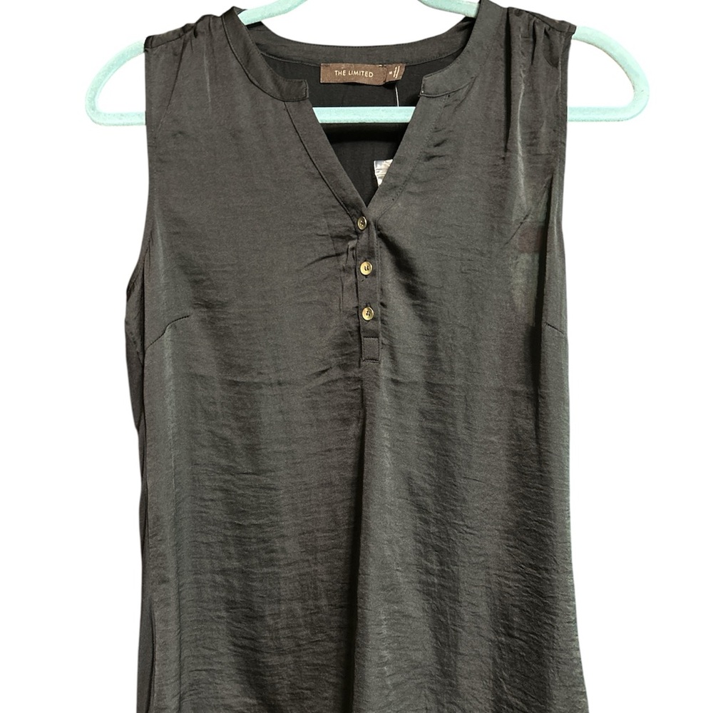The Limited Charcoal Sleeveless Tank